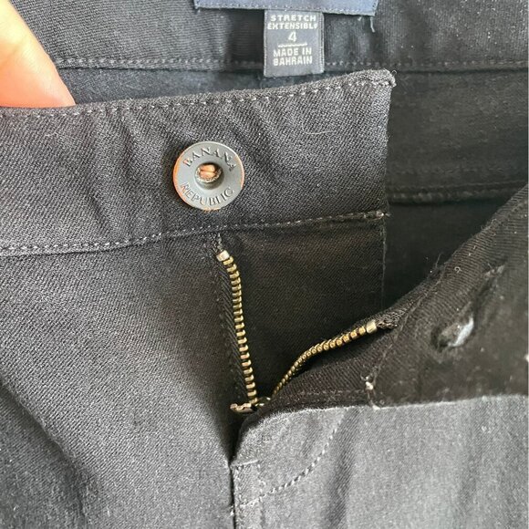 Banana Republic Stretch Black Legging Jegging Mid-Rise Skinny Size 4 - Picture 5 of 16